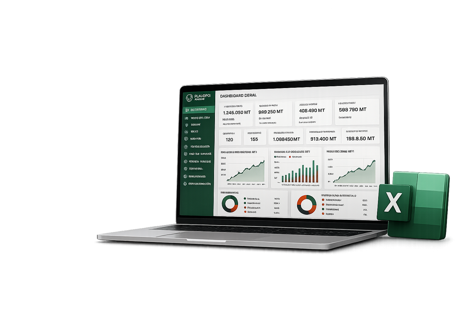 Dashboard da Planilha Inteligente de Gestão Empresarial no Excel